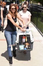 MARIA MENOUNOS at Beagle Freedom Project in Valley Village
