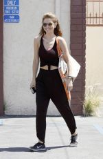 MARIA MENOUNOS in Tank Top Arrives at DWTS Rehearsals in Hollywood 04/19/2015