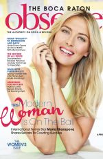 MARIA SHARAPOVA in Boca Raton Observer, April 2015 Issue