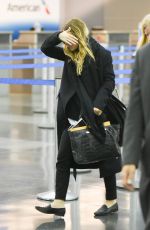 MARY KATE OLSEN at JFK Airport in New York