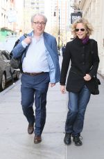 MEG RYAN Out and About in New York 04/22/2015