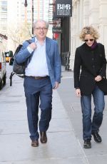 MEG RYAN Out and About in New York 04/22/2015