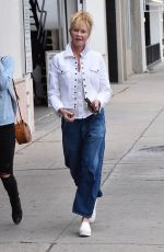 MELANIE GRIFFITH Out and About in Los Angeles 04/22/2015