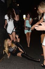 MELISSA REEVES at Birthday Party at Cafe de Paris in London