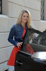 MICHELLE HUMZIKER Out and About in Milan 04/23/2015