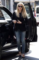 MICHELLE HUNZIKER Arrives at Armani Hotel in Milan