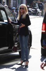 MICHELLE HUNZIKER Arrives at Armani Hotel in Milan