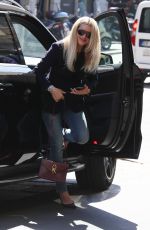 MICHELLE HUNZIKER Arrives at Armani Hotel in Milan
