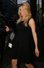 MICHELLE HUNZIKER Arrives at Sadler Restaurant in Milan