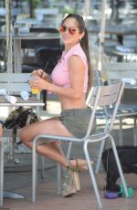 MICHELLE LEWIN in Tight Shorts Out for Lunch