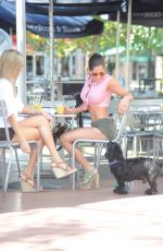 MICHELLE LEWIN in Tight Shorts Out for Lunch