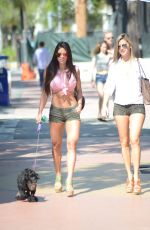 MICHELLE LEWIN in Tight Shorts Out for Lunch
