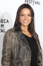 MICHELLE RODRIGUEZ at Live from New York! Premiere at 2015 Tribeca Film Festival in New York