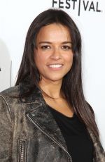 MICHELLE RODRIGUEZ at Live from New York! Premiere at 2015 Tribeca Film Festival in New York