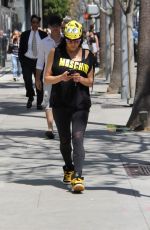 MICHELLE RODRIGUEZ Leaves Fred Segal in West Hollywood