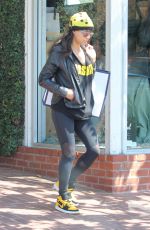 MICHELLE RODRIGUEZ Leaves Fred Segal in West Hollywood