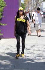MICHELLE RODRIGUEZ Leaves Fred Segal in West Hollywood