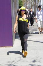 MICHELLE RODRIGUEZ Leaves Fred Segal in West Hollywood