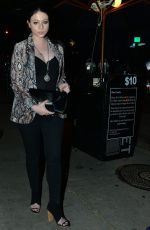 MICHELLE TRACHTENBERG Out for Dinner at Craig