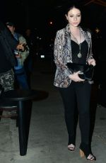 MICHELLE TRACHTENBERG Out for Dinner at Craig