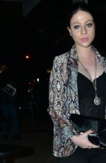 MICHELLE TRACHTENBERG Out for Dinner at Craig