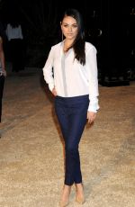 MILA KUNIS at Burberry London in Los Angeles Event in Los Angeles