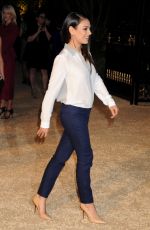 MILA KUNIS at Burberry London in Los Angeles Event in Los Angeles