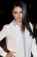 MILA KUNIS at Burberry London in Los Angeles Event in Los Angeles
