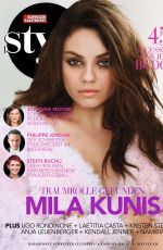 MILA KUNIS in Style Magazine, Switzerland April 2015 Issue