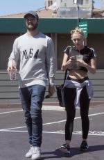MILEY CYRUS and Patrick Schwarzenegger Out and About in Sherman Oaks