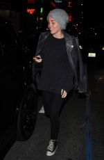 MILEY CYRUS Leaves Arclight Cineramadome in Hollywood 04/22/2015