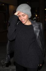 MILEY CYRUS Leaves Arclight Cineramadome in Hollywood 04/22/2015