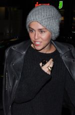 MILEY CYRUS Leaves Arclight Cineramadome in Hollywood 04/22/2015