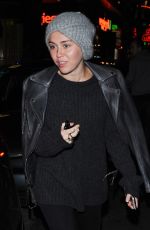 MILEY CYRUS Leaves Arclight Cineramadome in Hollywood 04/22/2015