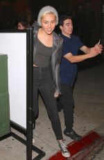 MILEY CYRUS Leaves Improv Comedy Club in West Hollywood