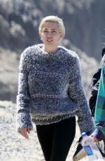MILEY CYRUS Out and About in Hollywood