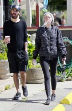 MILEY CYRUS Out and About in Hollywood