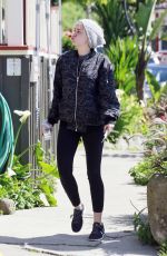 MILEY CYRUS Out and About in Hollywood