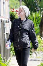MILEY CYRUS Out and About in Hollywood