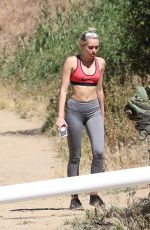 MILEY CYRUS Out for a Hike in Los Angeles 04/28/2015
