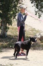 MILEY CYRUS Out Hiking in Hollywood Hills