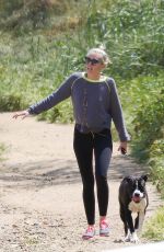 MILEY CYRUS Out Hiking in Hollywood Hills