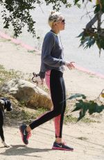 MILEY CYRUS Out Hiking in Hollywood Hills
