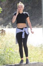 MILEY CYRUS Out Hiking in Los Angeles