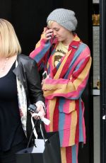 MILEY CYRUS Out Shopping in Beverly Hills 04/21/2015