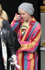 MILEY CYRUS Out Shopping in Beverly Hills 04/21/2015