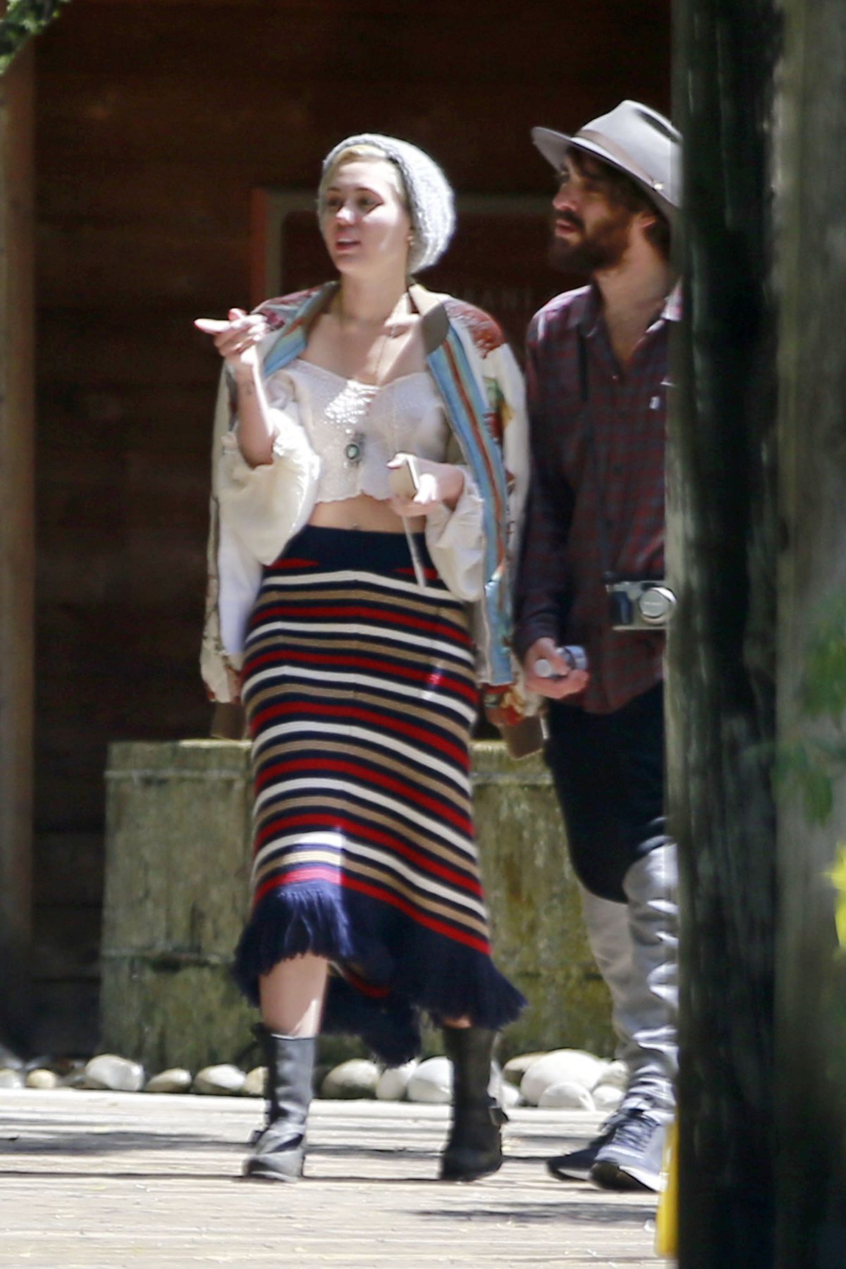MILEY CYRUS Out Shopping in Big Sur MILEY CYRUS Out Shopping in Big Sur
