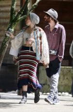 MILEY CYRUS Out Shopping in Big Sur