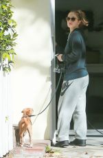 MINKA KELLY Walks Her Dogs Out in West Hollywood