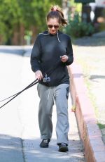MINKA KELLY Walks Her Dogs Out in West Hollywood